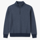 Z.A.R.A PREMIUM COTTON FLEECE FRONT PANEL TRACKSUIT (NAVY MELANGE)